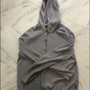 MK cardigan with hood